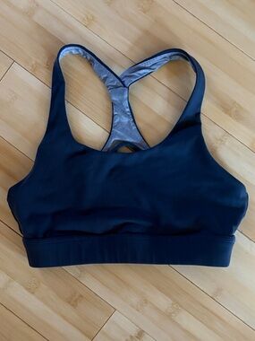 Born Primitive gray Racerback Sports Bra